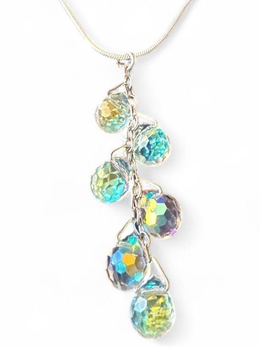 Glass Teardrop Necklace
